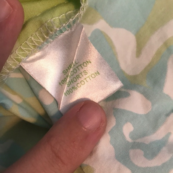 Lilly Pulitzer Green Floral Skort - Picture 6 of 6